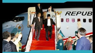 Wapres Jusuf Kalla beserta Istri tiba di Kazakhstan