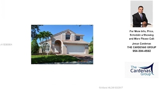 14272 Northwest 23rd St, Pembroke Pines, FL Presented by Jesus Cardenas.