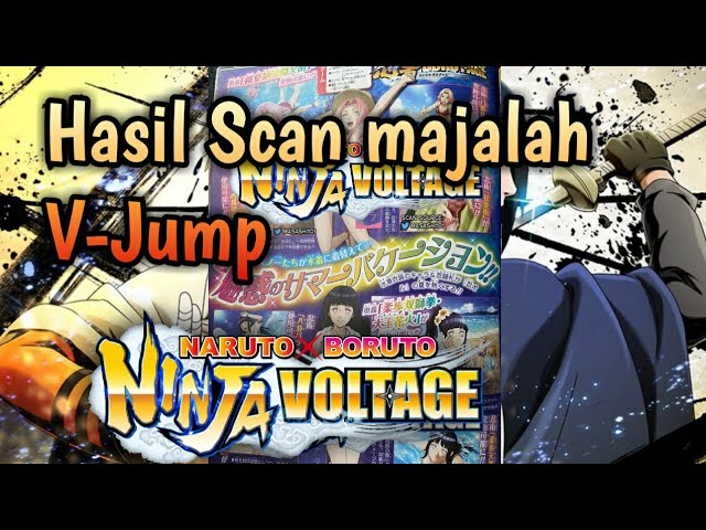 Naruto x Boruto Ninja Voltage V-Jump PTS Naruto and Sasuke Scan