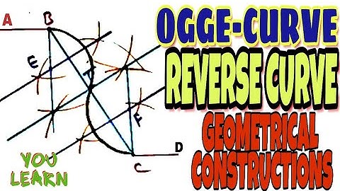 ogge curve | reverse curve | geometrical construction | iti diploma polytechnic engineering drawing