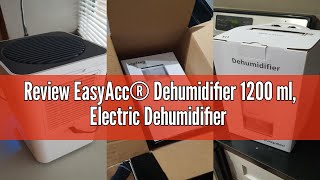 Review EasyAcc® Dehumidifier 1200 ml, Electric Dehumidifier Energy Saving, Portable, Ultra Quiet, Au