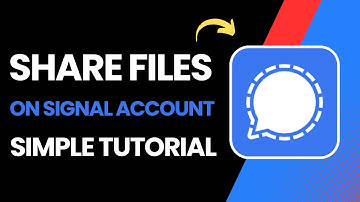 Hoe deel je bestanden via Signal!