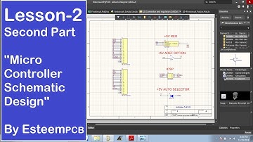 Lesson-2: Micro-Controller Schematic Design in Altium Designer 18 (Part-2)