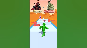 Ropeman Deadpool vs Hulk Part 18 🤢🤮 #shorts #deadpool #ropemanrun