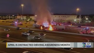 April is distracted driving awareness month