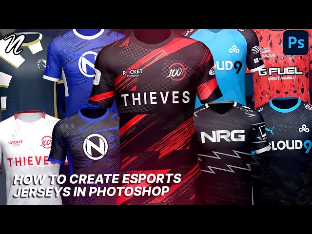 Esports Jersey Design Tutorial in Photoshop CC 2018! 