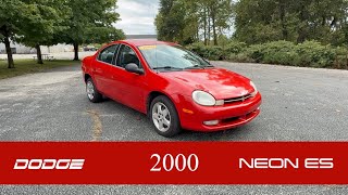 Player Profile This 2000 Dodge Neon Is Frozen in Time – Low Mile Survivor | #survivor #dodge #neon
