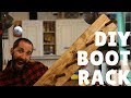 DIY: How to Make a Super Simple Boot Rack DIY: How to Make a Super Simple Boot Rack