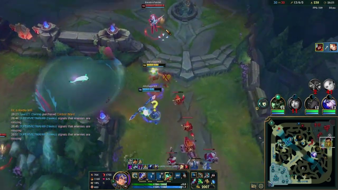 14.5 - Insane Healing Wukong 1vs5 Pentakill - Ingenious Hunter abuse