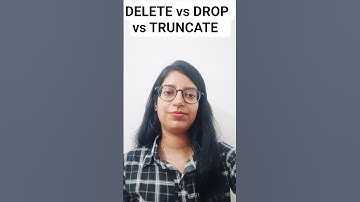 Delete vs Drop vs Truncate in SQL | Key Differences Explained #sql #interview #dataanalytics