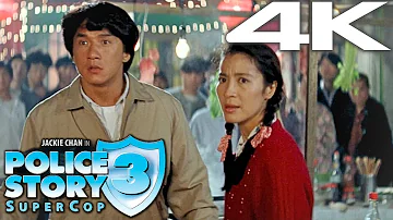 Jackie Chan, Michelle Yeoh "Police Story 3: Supercop" (1992) in 4K // Dinner Fight