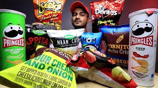 INDIAN CHIPS vs EXPENSIVE INTERNATIONAL CHIPS MUKBANG | AKSHANSHU ASWAL