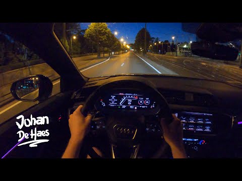 AUDI RS Q3 SPORTBACK 400 HP NIGHT POV TEST DRIVE