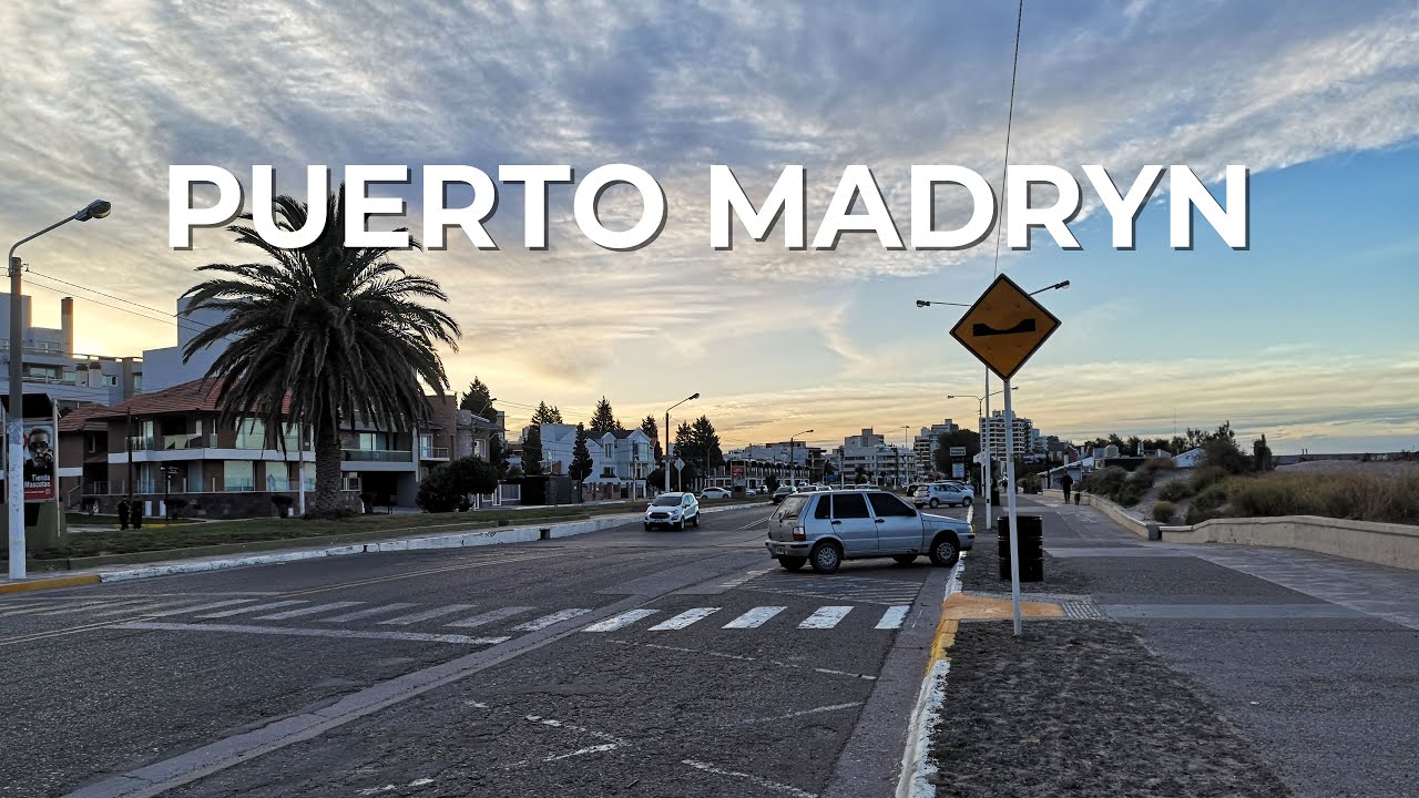 Walking Puerto Madryn, Chubut, Argantina -  March 2023 - 4K
