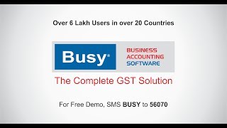 BUSY GST Ready Accounting Software - The Complete Business Solution (Hindi)