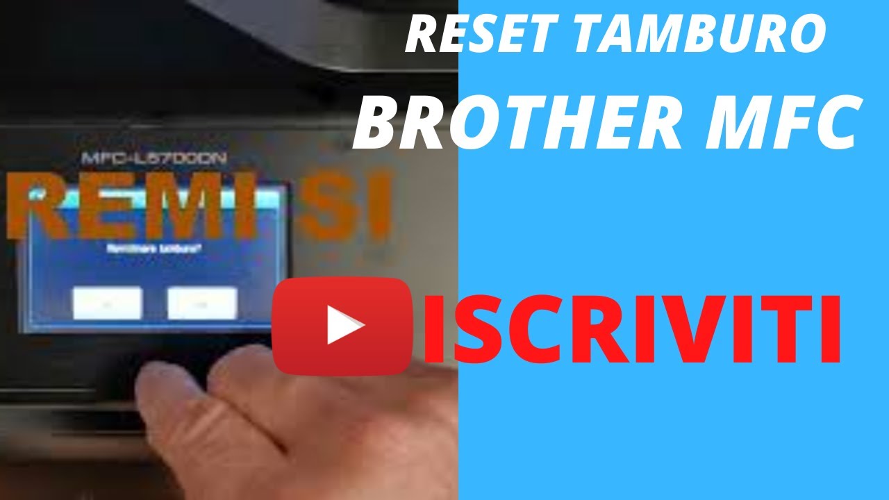 Procedura di RESET TAMBURO DR-3400 BROTHER MFC L5700DN