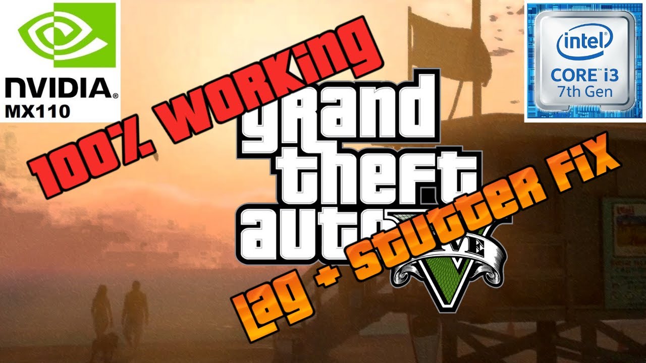 100% Working/ How to fix GTA 5 Lag + Stutter while driving/ 2020 Update ...