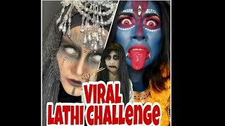 TIKTOK LATHI CHALLENGE || LATHICHALLENGE || JHARNA BHAGWANI  #lathi tonton sampai abis