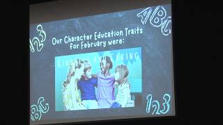 Character Education Assembly/March 6th, 2026/Pre-K-3rd grade