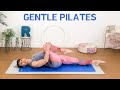 30 minute gentle morning pilates routine stretch strengthen  flow  no equipment