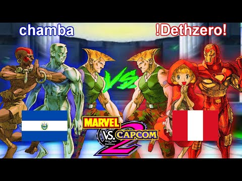 Marvel vs Capcom 2: New Age of Heroes - chamba vs !Dethzero!