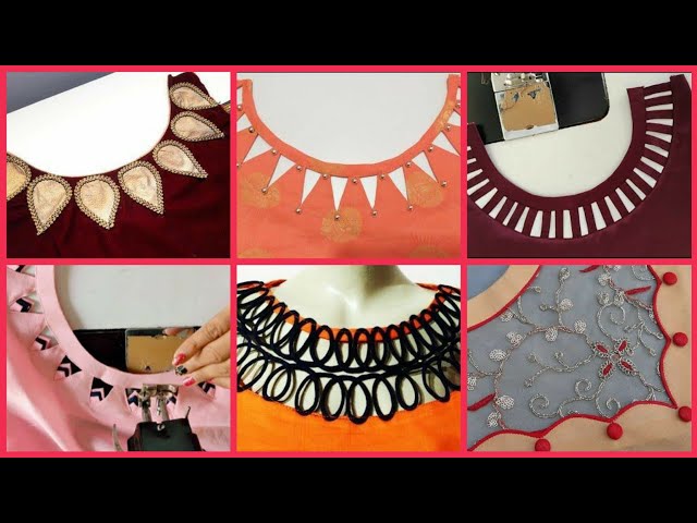 Neckline design ideas | Salwar neck designs, Kurti neck designs, Simple  kurta designs