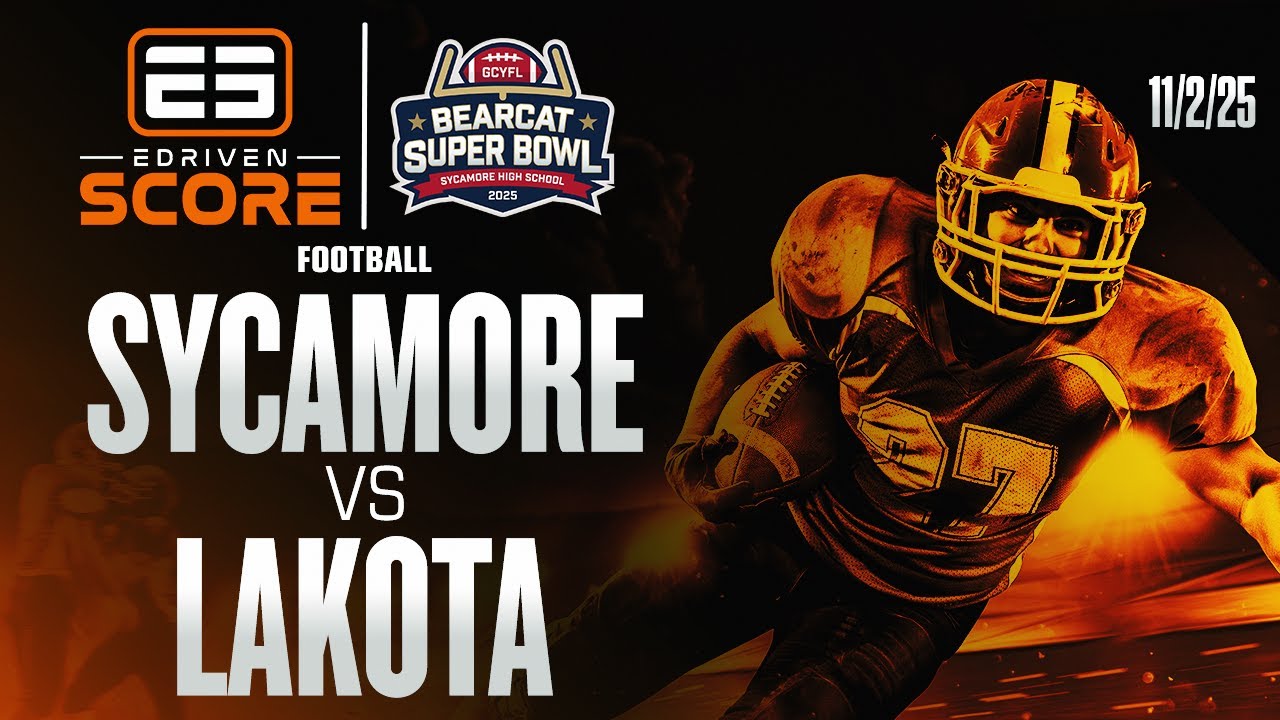 eDriven Presents: GCYFL Bearcat 6th Grade Football Sycamore vs Lakota Silver