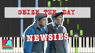 Download lagu Seize The Day - Newsies | Piano Accompaniment Tutorial (Synthesia)