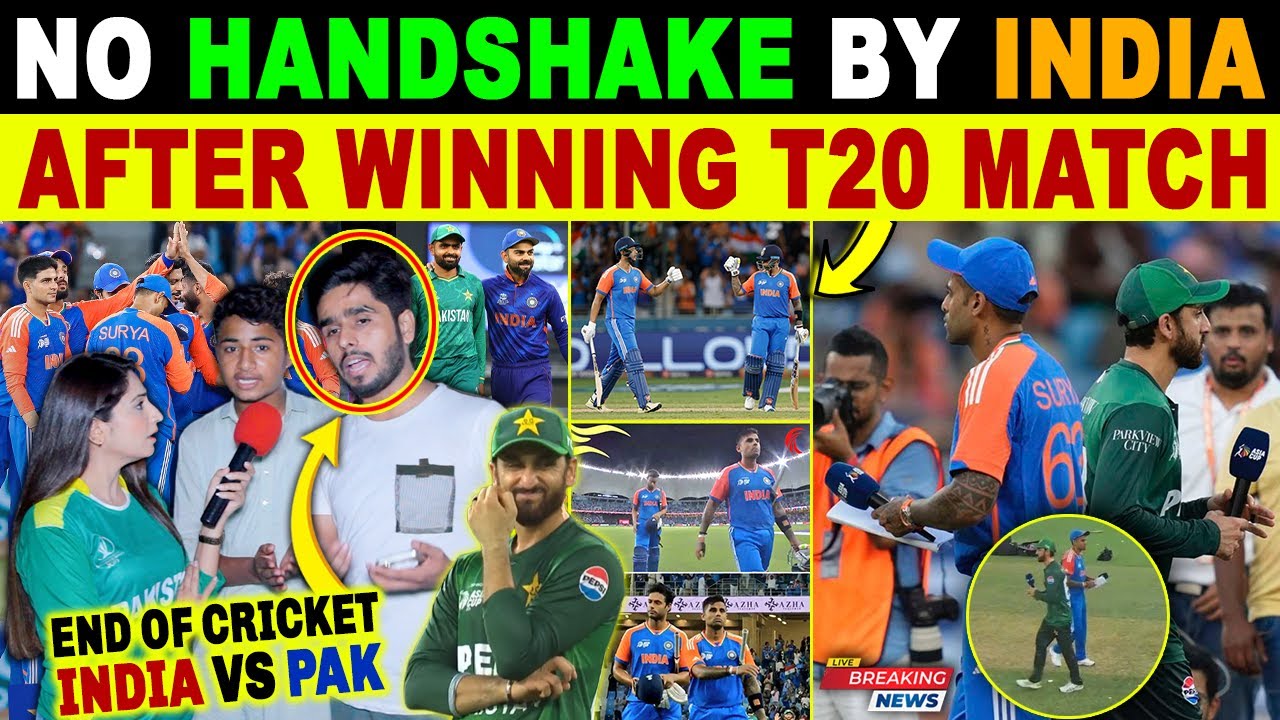 INDIA REFUSES TO SHAKEHANDS WITH PAK PLAYERS AFTER THE WIN | ASIA CUP 2025 | PAK BLUNT REACTIONS