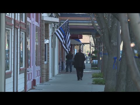 Newman Police Officer Procession