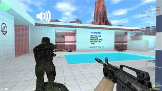 Counter strike 1.6 fy_pool_day PC Gameplay (No Commentary) ASMR FHD 60fps 1080p60 (Nostalgic)