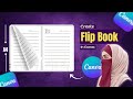 Create Flip Book in @canva For Free |Perfect For Journals and Planners #canva #flipbook #tutorial