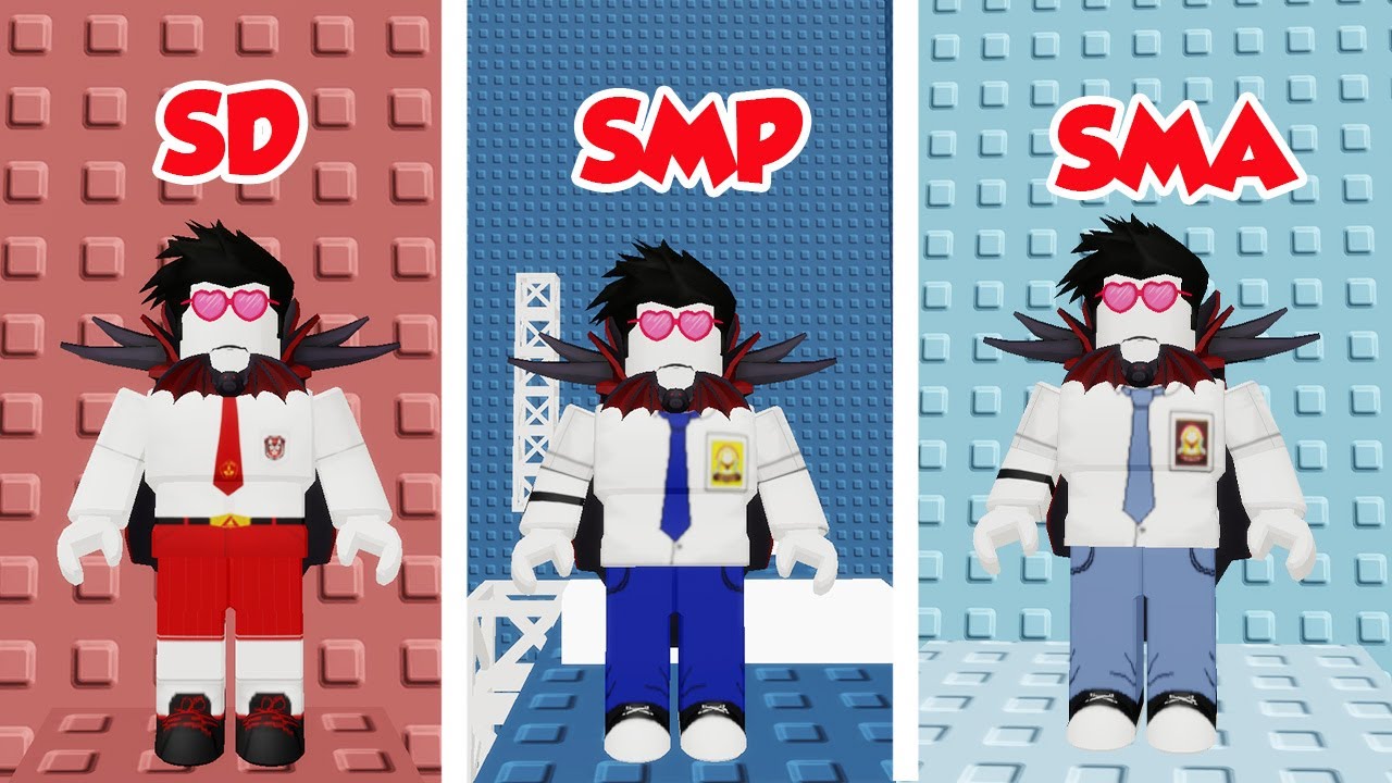 Kita Pergi  Sekolah SD SMP SMA Lagi Di TOWER Sekolah Roblox!!!