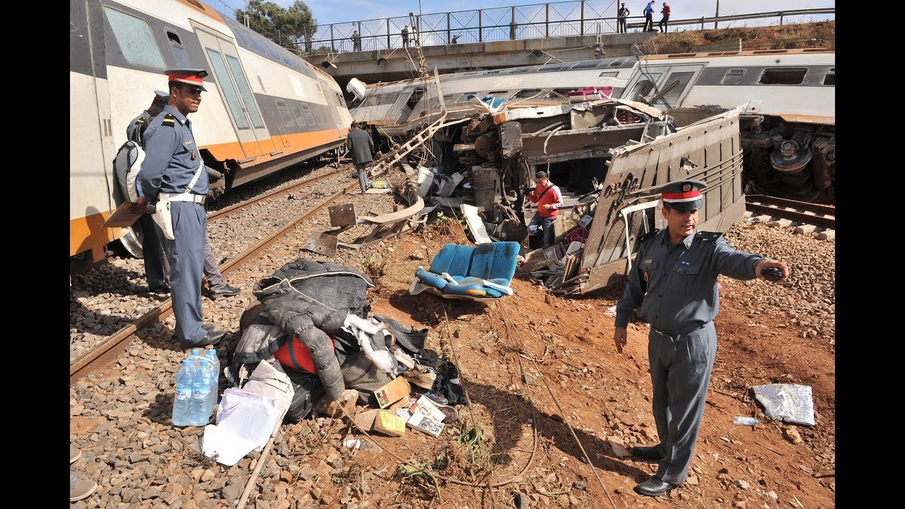 Accident train Bouknadel 16 octobre 2018