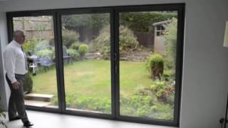 Bi Folding Doors 3 Pane Configuration