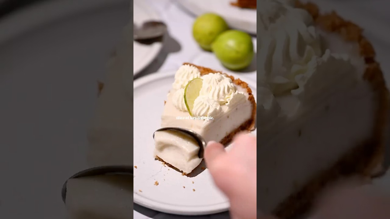 If you make one dessert this summer…let it be this vegan key lime pie! 🍋‍🟩