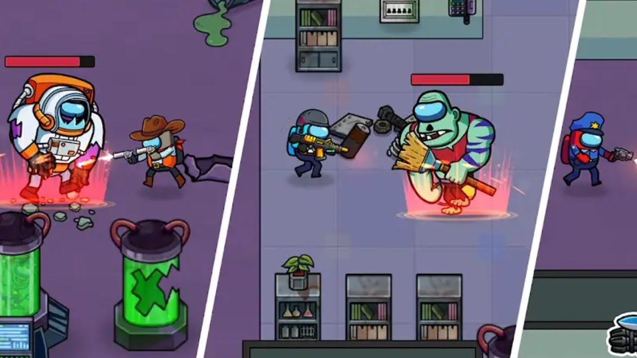 Impostors vs Zombies: Survival - Gameplay Walkthrough Part 1 All Levels Android,iOS