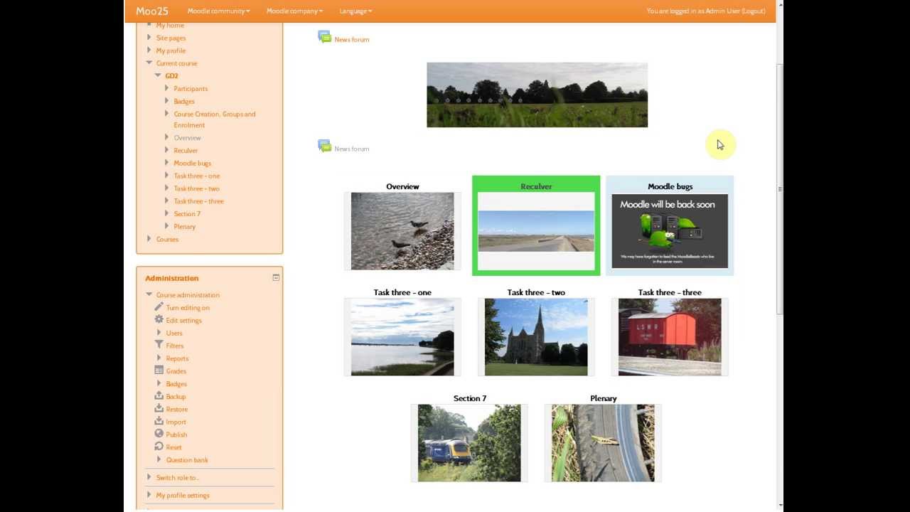 Updates to the grid format for moodle youtube