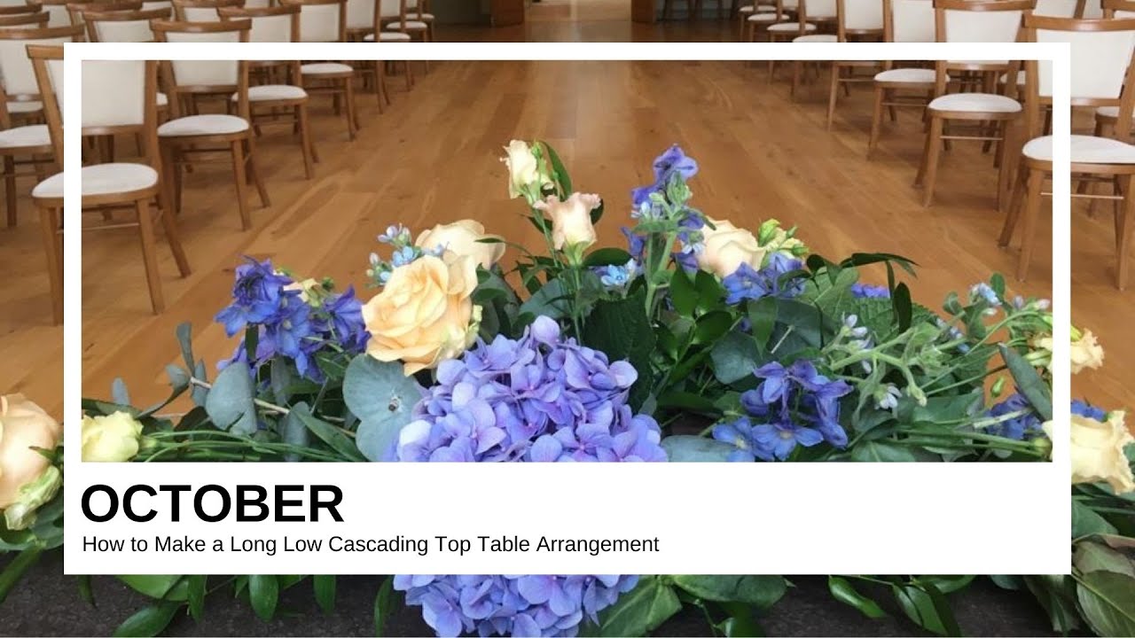 Ultimate Long Low Table Arrangement Tutorial