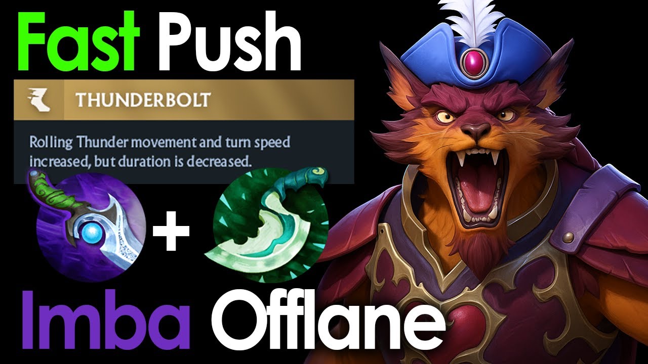 Pangolier Fast Push META Build – Offlane Domination | Dota 2 Patch 7.39d