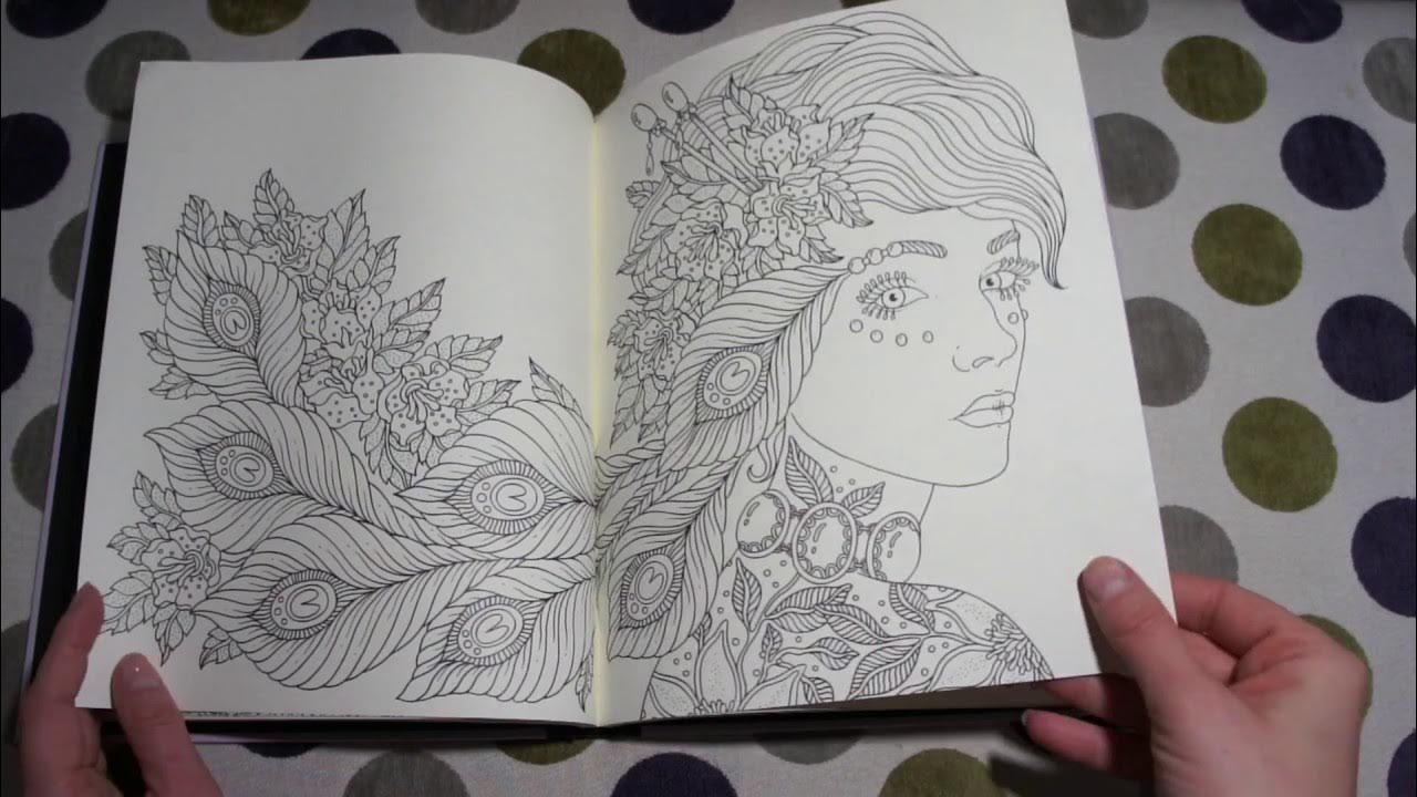 From Magical Dawn coloring book by hanna Karlzon. #hannakarlzon  #magicaldawn #magiskgryning