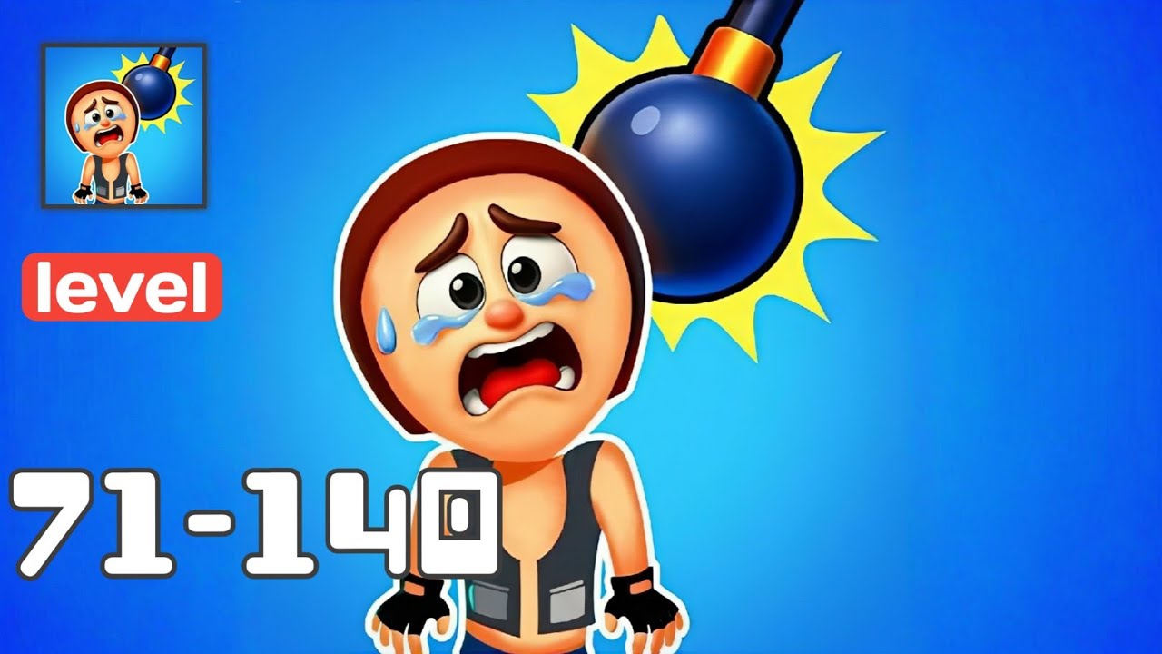 Rope Whack - Gameplay Walkthrough Levels 71-140 - Funny Stickman Brain Puzzle Game