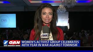 Women's activist group celebrates 40th year in 'war against feminism'
