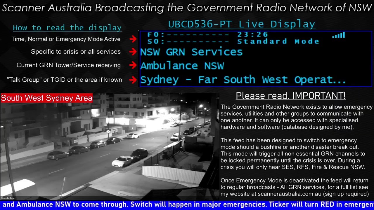 NSW Gov. Radio Network - NON-EMERGENCY MODE [Standard Mode]