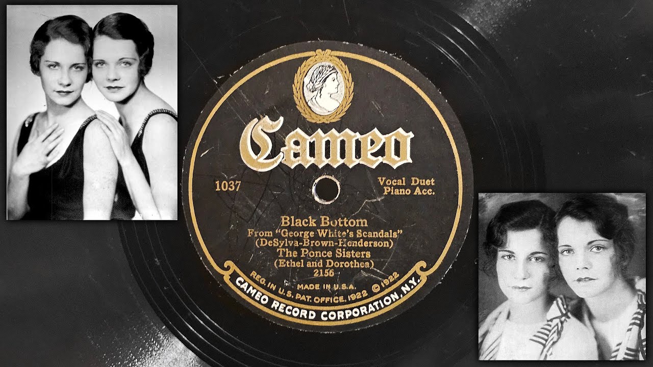 The Ponce Sisters - Black Bottom ~1926 - YouTube
