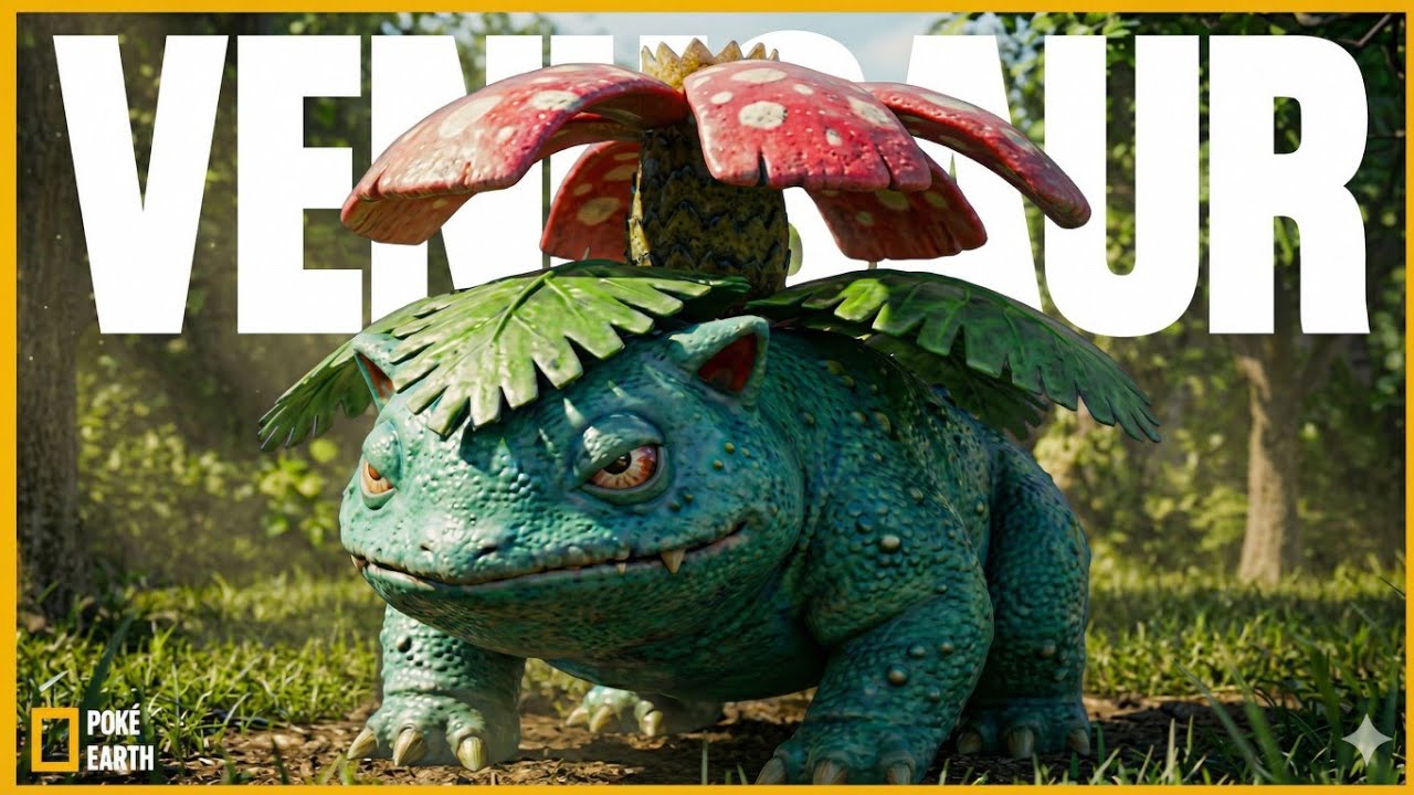 Pokémon na Vida Real – Venusaur | O Organismo Fotossintético que Controla Ecossistemas Inteiros