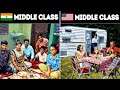 MIDDLE CLASS INDIAN VS. MIDDLE CLASS AMERICAN - किसकी ज़िन्दगी बेहतर है? | Country Comparison
