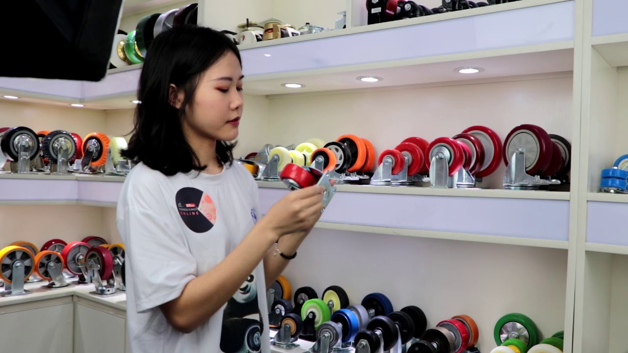 Introduction of great red pvc medium duty casters