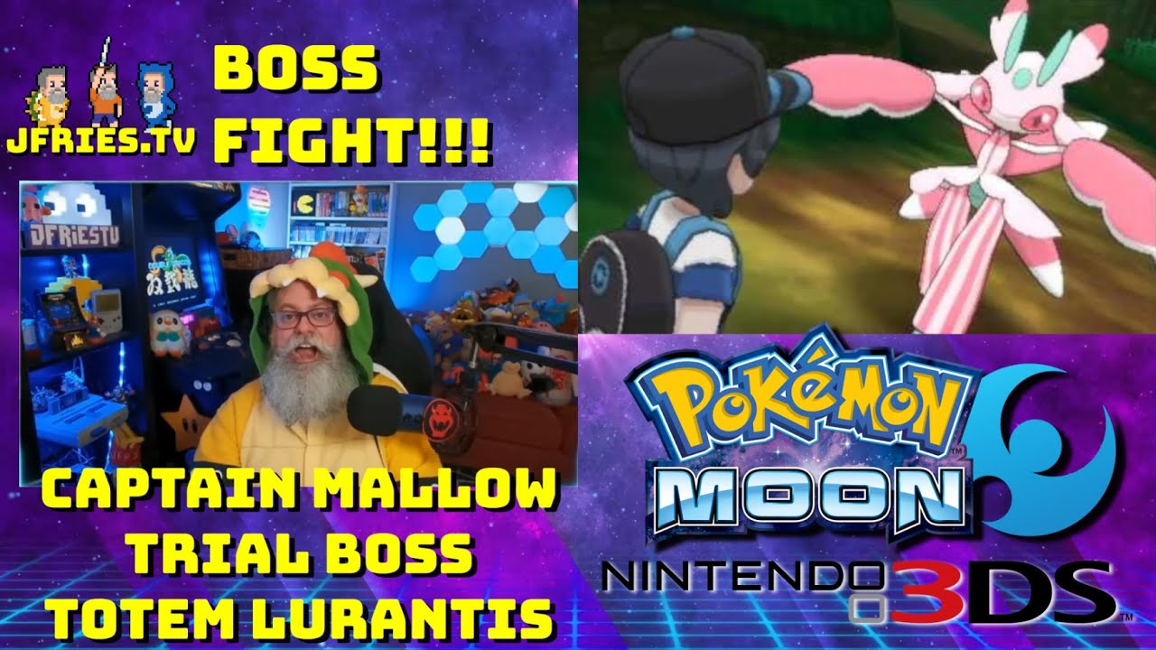 Highlight: Pokémon Moon - Captain Mallow Trial Boss - Totem Lurantis