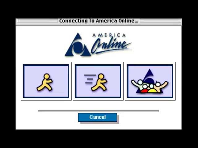 AOL Dial Up Internet Connection Sound + You've Got Mail (America Online) 90's class=